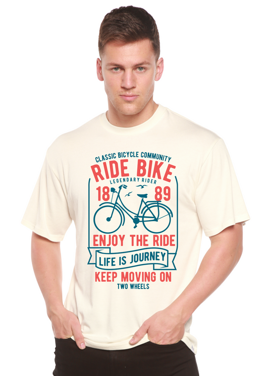 Ride Bike Spun Bamboo® Men's Bamboo Viscose/Organic Cotton Short Sleeve Graphic T-Shirt