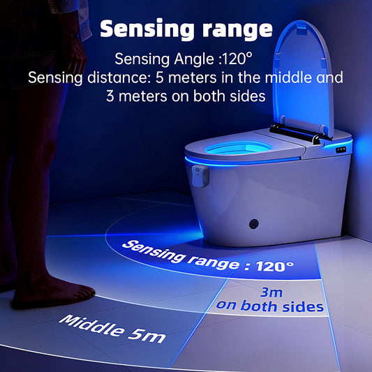 Toilet Night Lights with Motion Activated Sensor, 16 Colors LED Nightlight Inside Bowl, Cool Stuff for Bathroom Accessories Decor, Unique & Funny Housewarming Gadgets for Men/Kids 2026