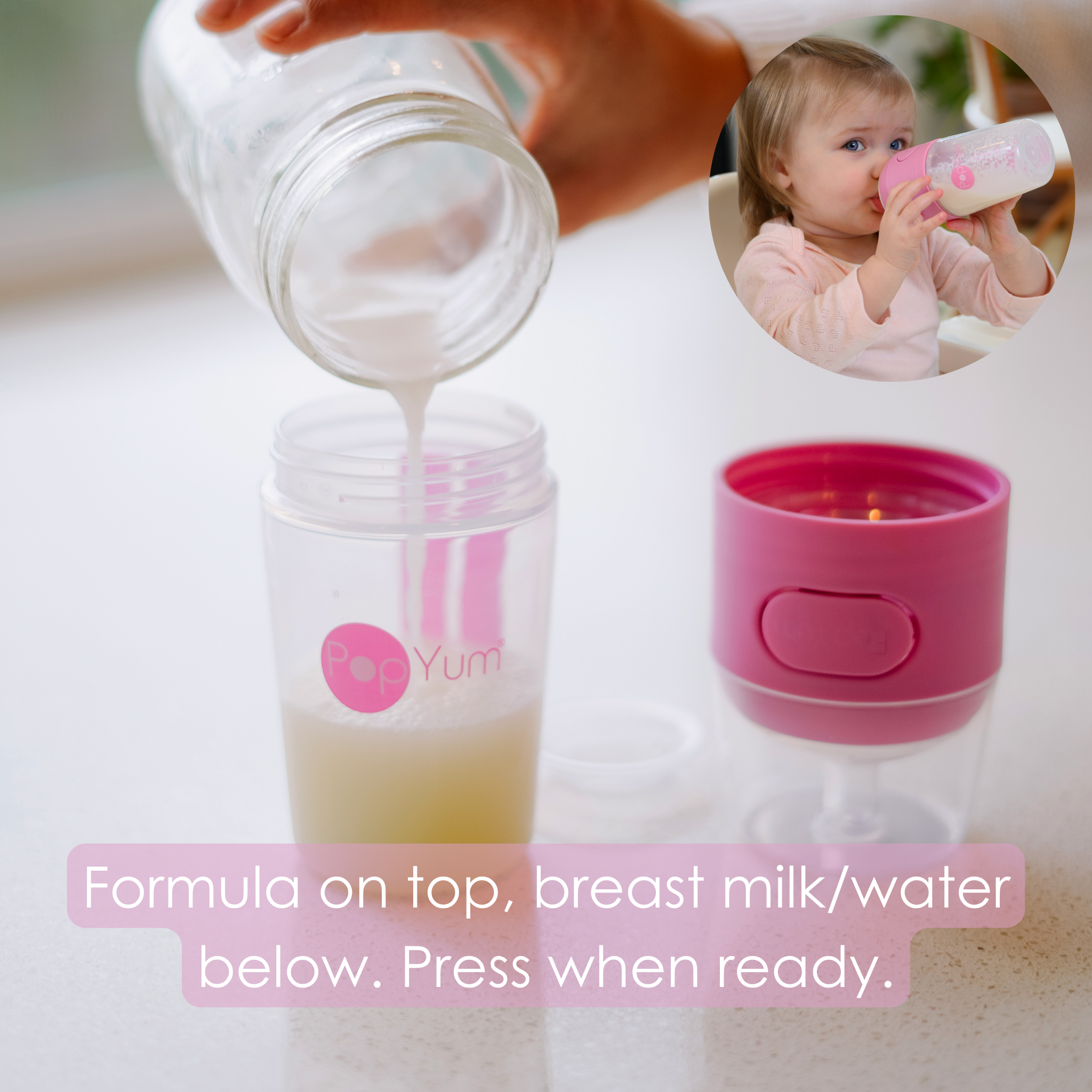 PopYum Blue 10 Piece Bundle: Bottle Set + 3 Nipple 2-Packs
