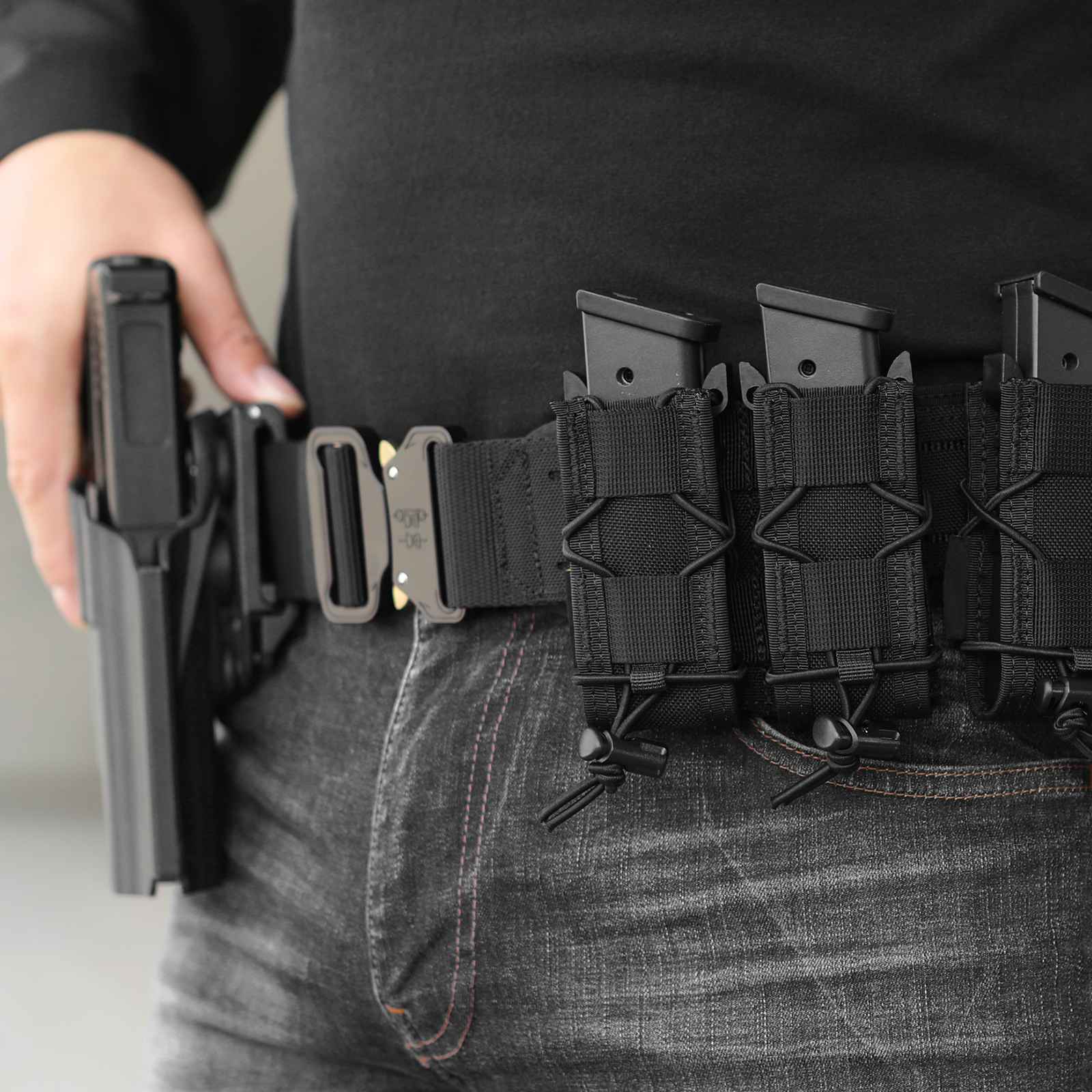 Votagoo Molle Mag Pouch 9mm/.40 Caliber Single/Dual Stack Adjustable Mag Pouch