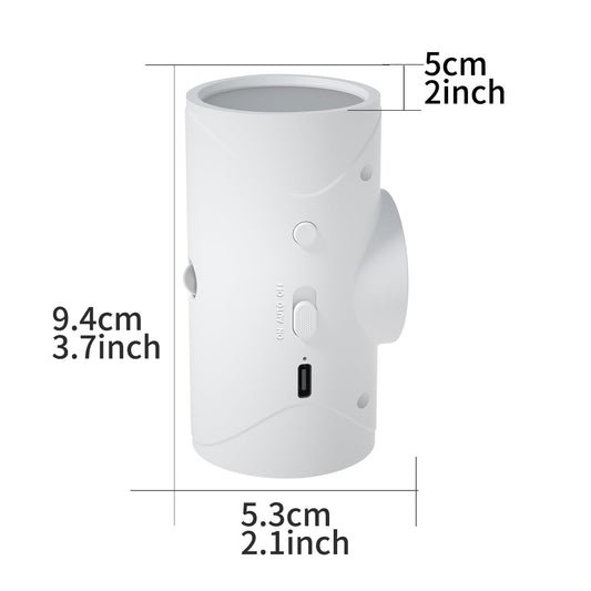 LED Wireless Wall Sconce with 7 Colors Changing, Motion Sensor Light Indoor,  Operated Wall Sconces for Bedroom Bedside Hallway Courtyard Doorway (White)