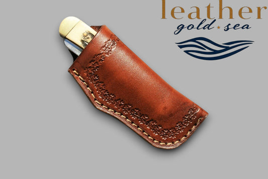Pocket Knife Sheath Leather – Handmade & Durable
