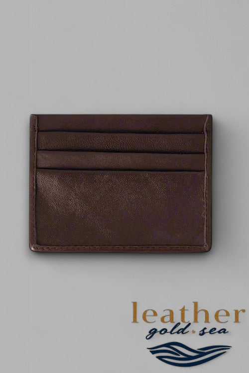 Custom Card Holder Wallet – Handmade Leather