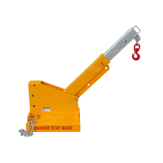 Heavy-Duty 80-Inch 2500KG Fork Mounted Telescopic Jib Boom Forklift Crane (SAK90437)