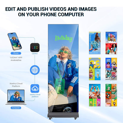 80-Inch Commercial Ultra-High Resolution LED Digital Advertising Signage Display (SAK50816)