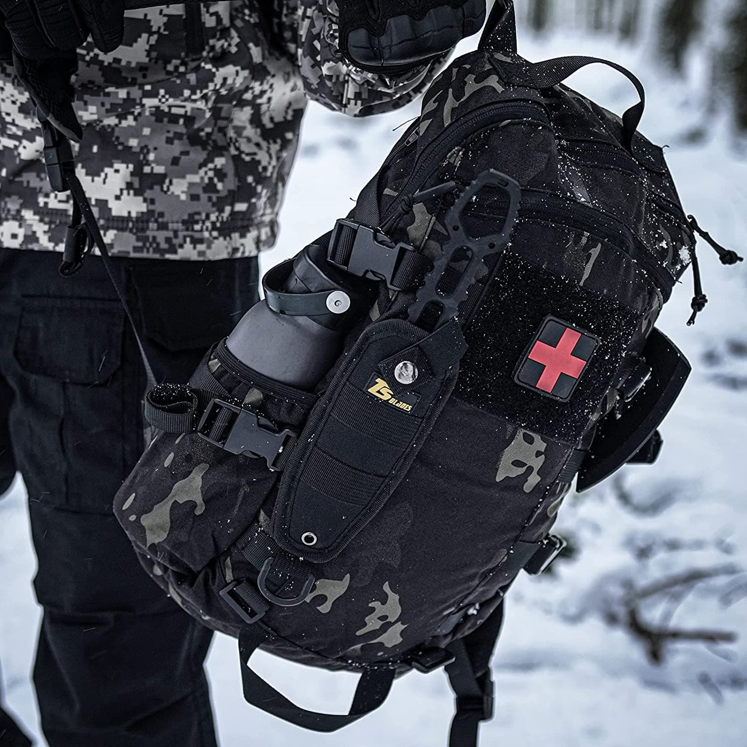 Tactical Military Outdoor Hiking Molle Rucksack Assault Pack
