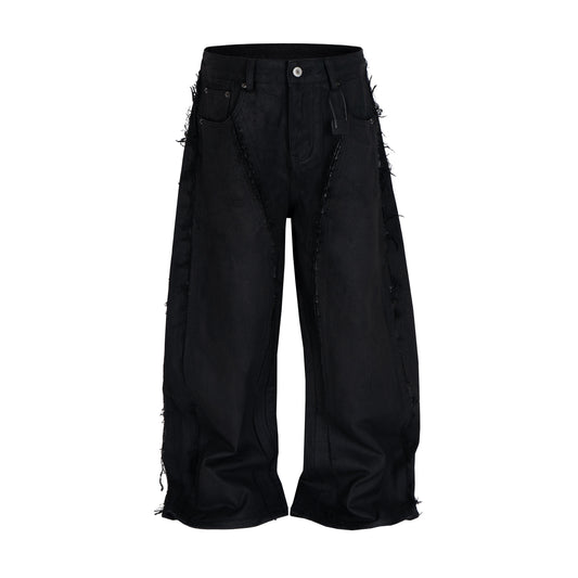 WIDEBOY WAXED FRAY DENIM