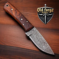 Handmade Knife Damascus Steel Skinner with Rosewood Handle