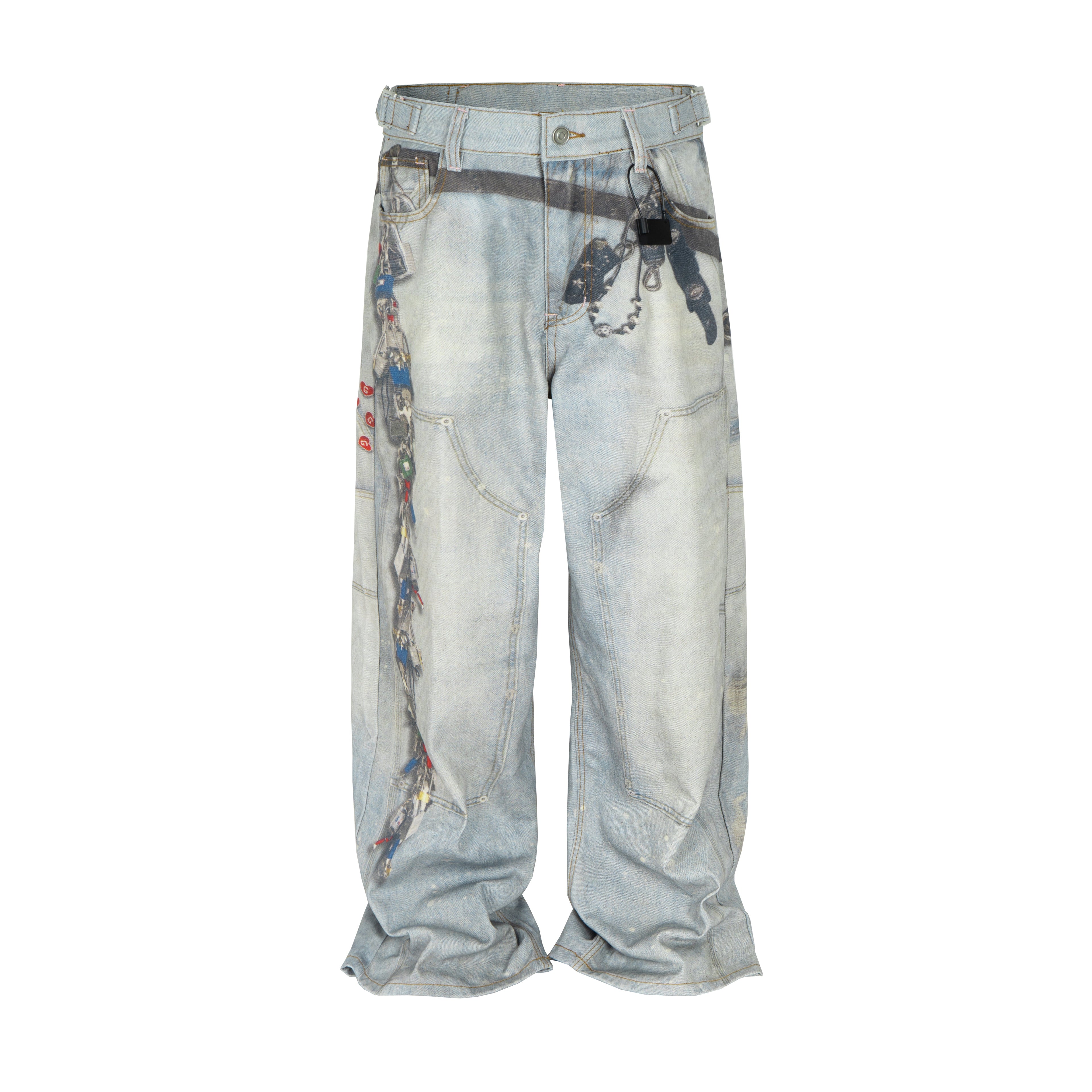 WIDEBOY PADLOCK DENIM
