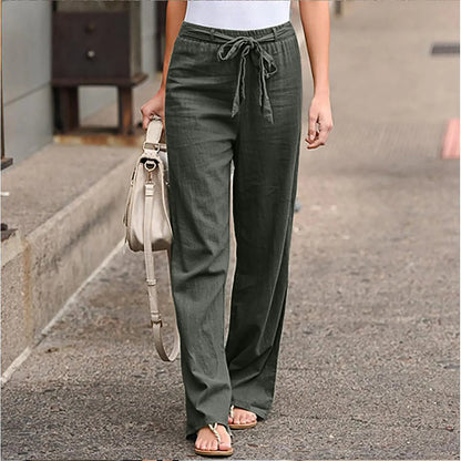 Plus Size Women's Casual Wide-Leg Pants