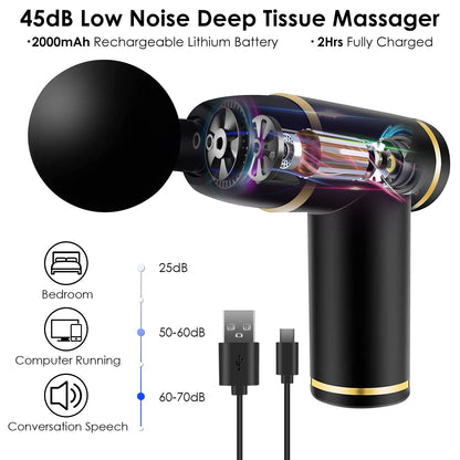 Percussion Massage Gun USB Type C