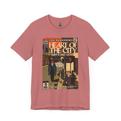 Heart of the City - Unisex Jersey Short Sleeve Tee