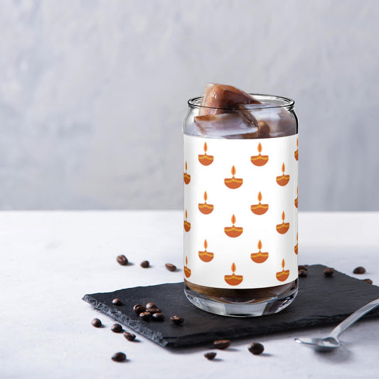 Diya Glass Tumbler – Glow Up Your Sips with Festive Charm