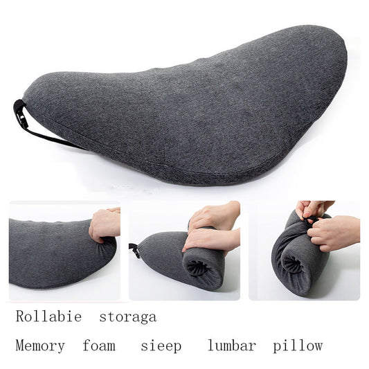 Memory Foam Lumbar Pillow - Sleep Support for Pregnant Women