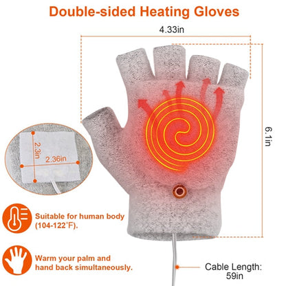 Wool Heated Gloves