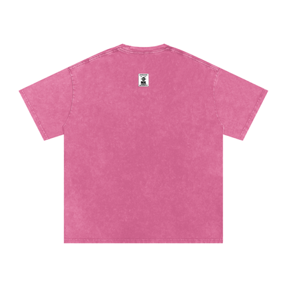 Maneater - Snow Washed Oversized Cotton T-Shirt