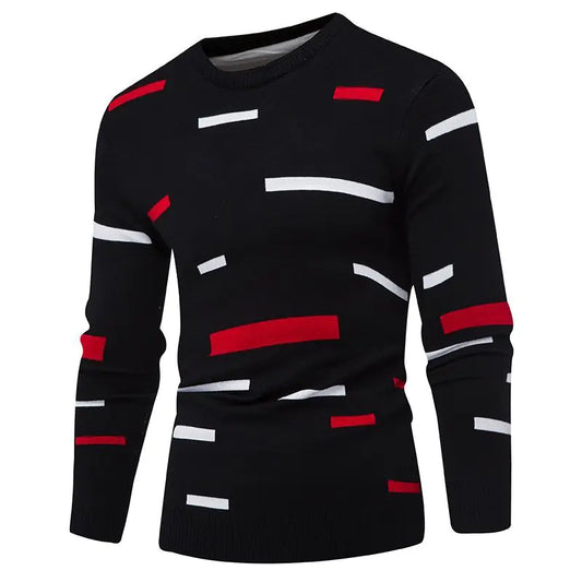 V-Neck Double Knit Sweater