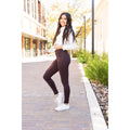 Belle - Brown Fleece Full Length Leggings with Pockets*