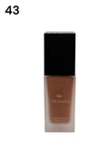 ABCbabes deep tan shade 43 with warm undertones, hydra matte finish liquid foundation.