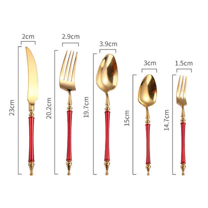 AURORIA Luxury Roman Column Design Cutlery | 3CARATS