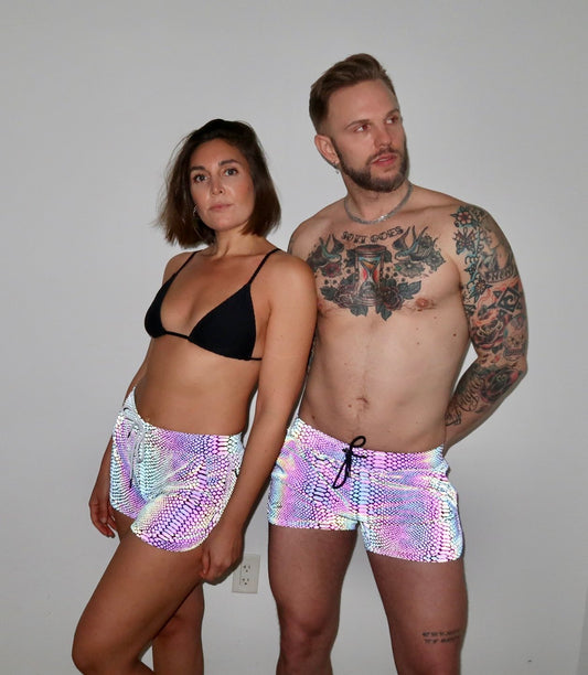 CTS REFLECTIVE SNAKESKIN SWIM+GYM SHORT