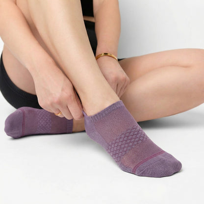Orchid Purple Ankle Socks
