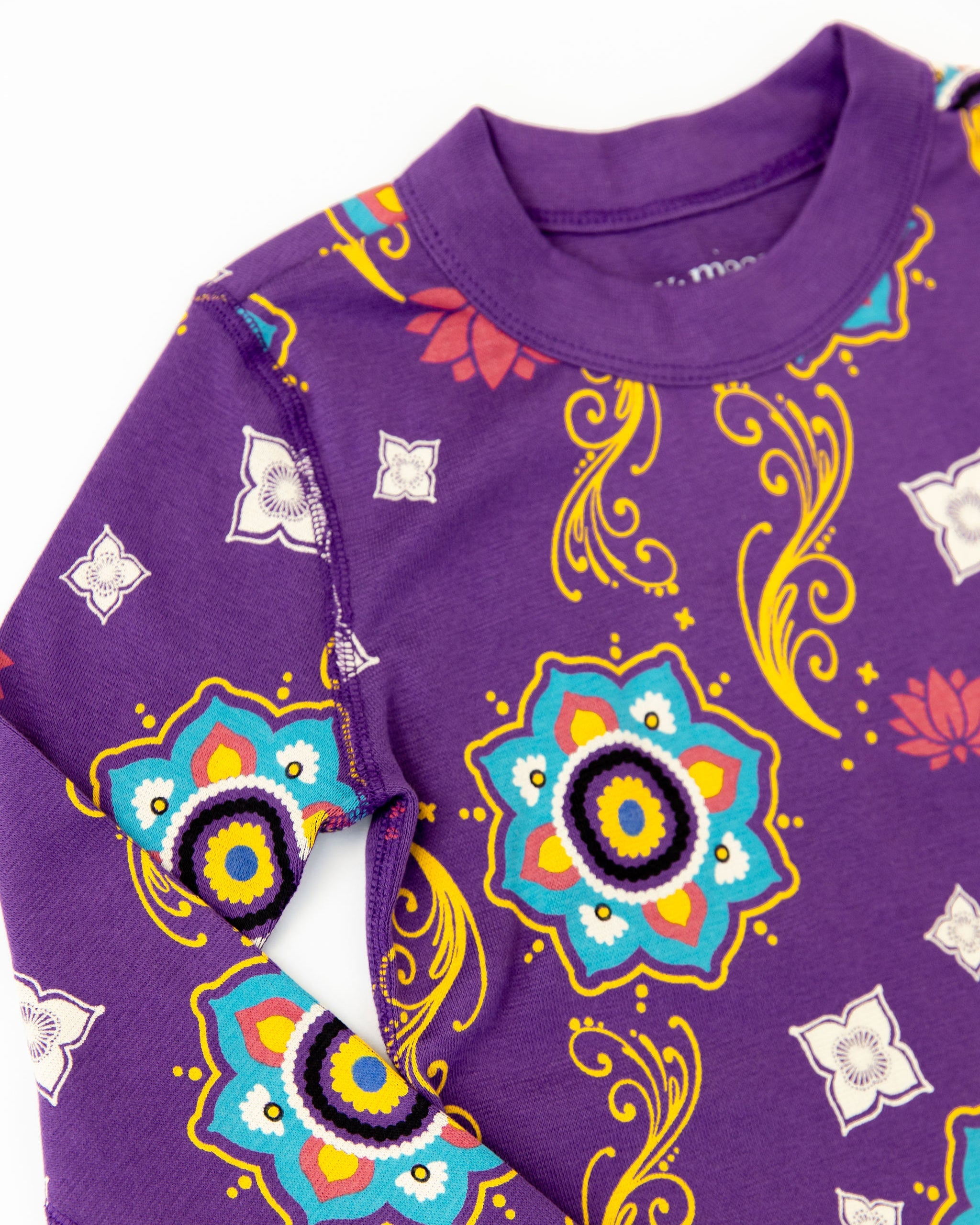 Toddler Set – Purple Rangoli