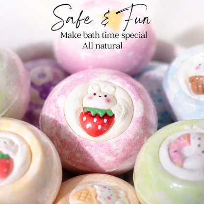 EvolutionUSA 12pc Bloom Bath Bombs with Toys