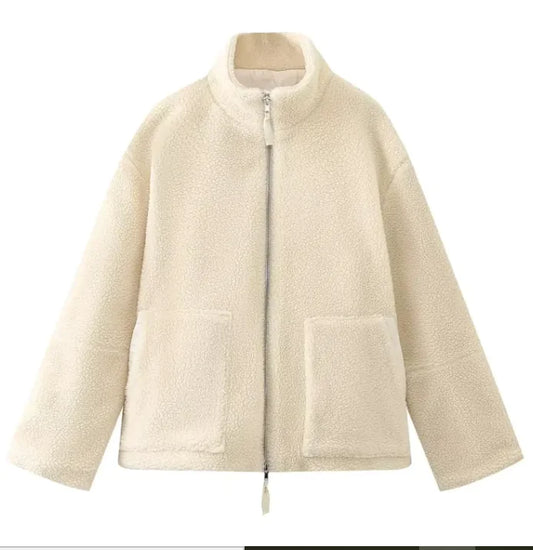 Luxe Lamb Women’s Wool Turtleneck Coat