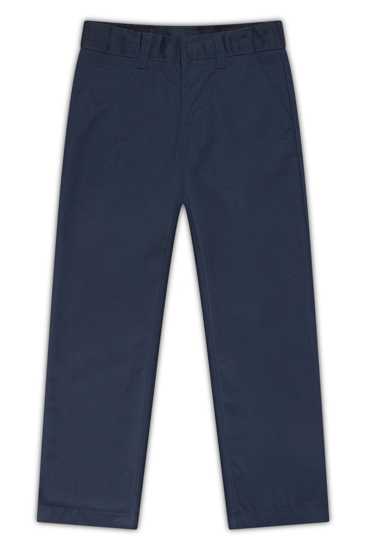Boys Husky Flat Front Pants