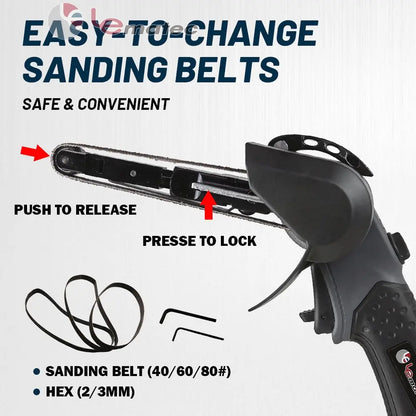 LE-BS-706B Air Belt Sander 1/2" x 13" – Fast Precise Sanding