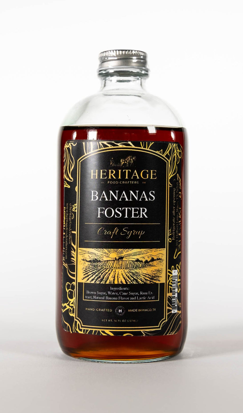 16oz Bananas Foster Syrup