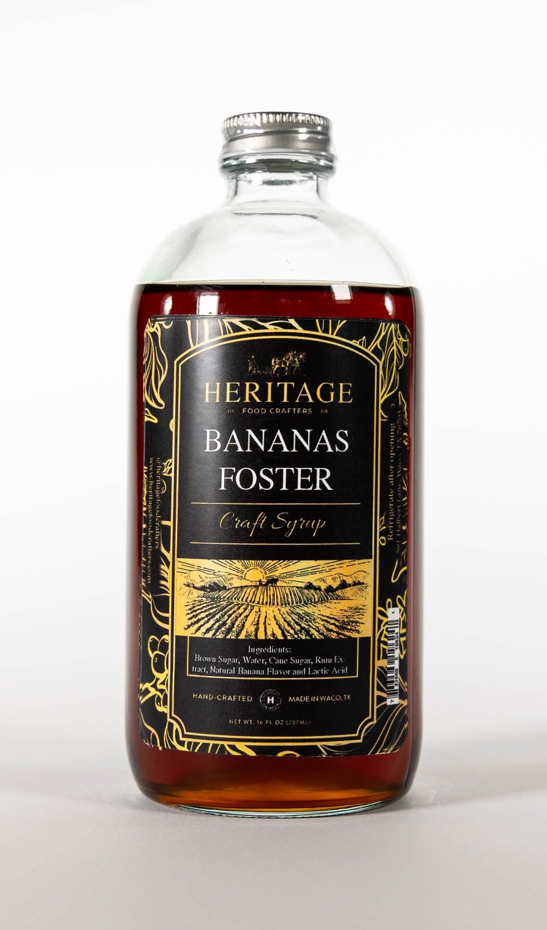 16oz Bananas Foster Syrup