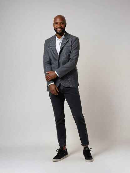 Boiled Wool Blazer
