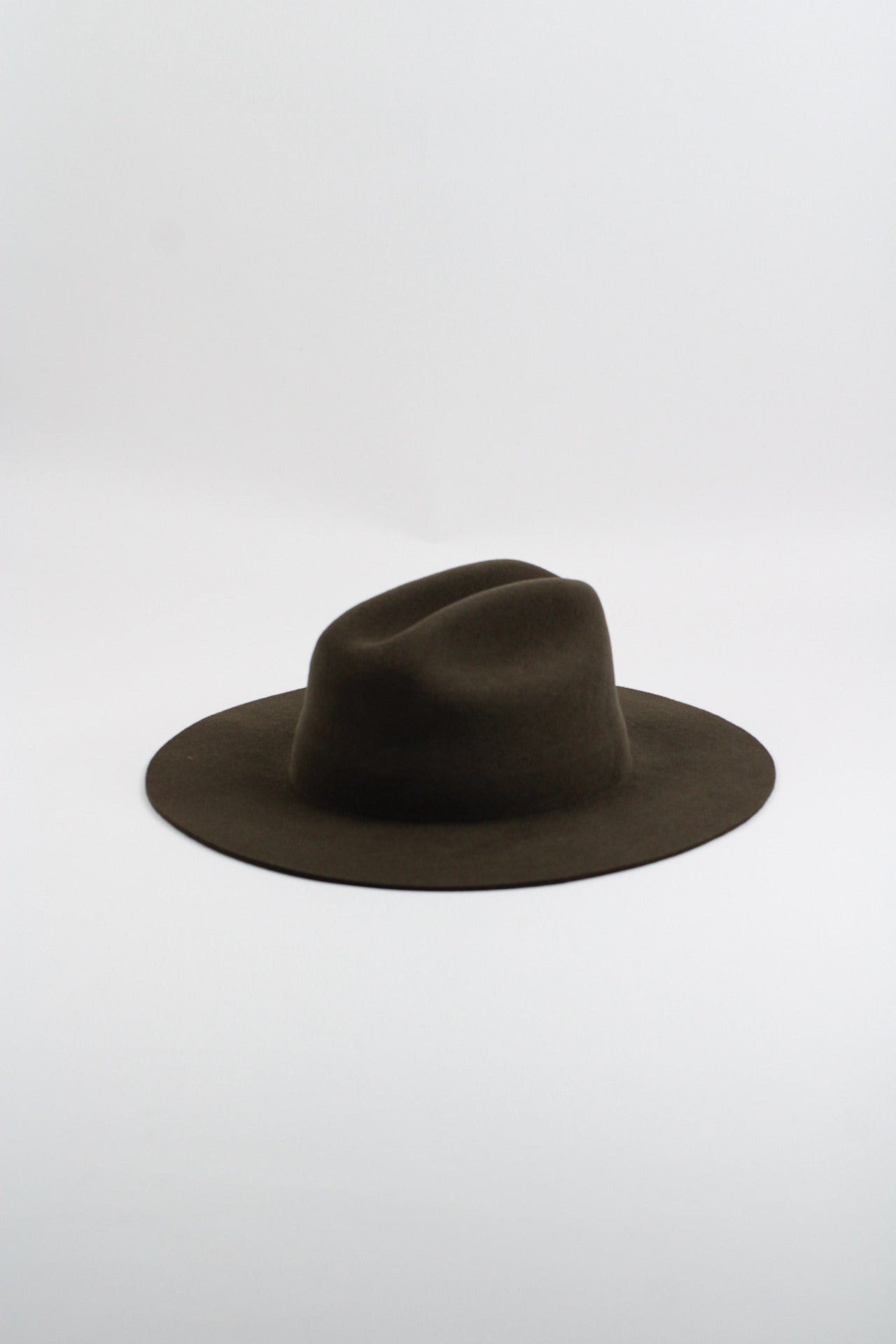 Dakota Cattleman Flat Brim Hat - Olive