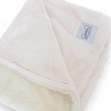 Luxury Duo Baby Blanket – Luxe | Pink-Ivory