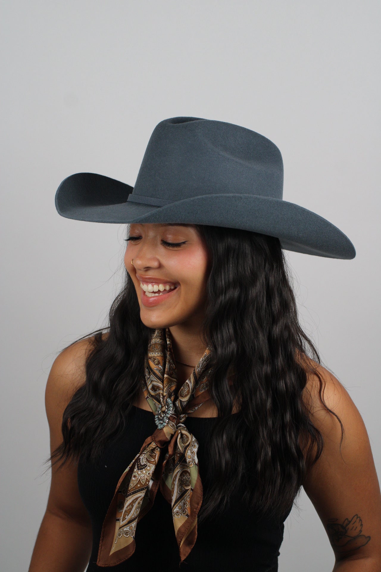 Mustang Cowboy Hat - Stone Blue