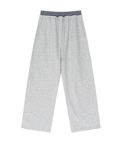 HEATHER BOXER SWEATPANTS