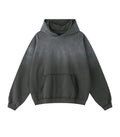 GREY DISTRESSED HOODIE