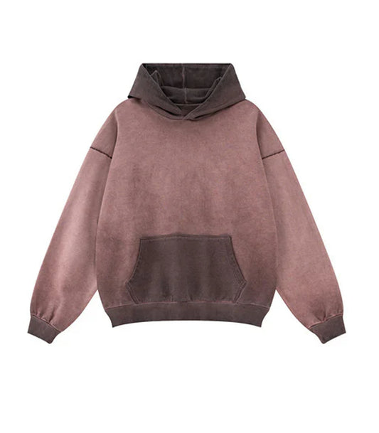BROWN SUNFADE HOODIE