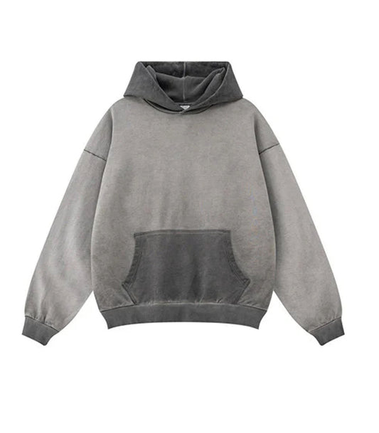 GREY SUNFADE HOODIE