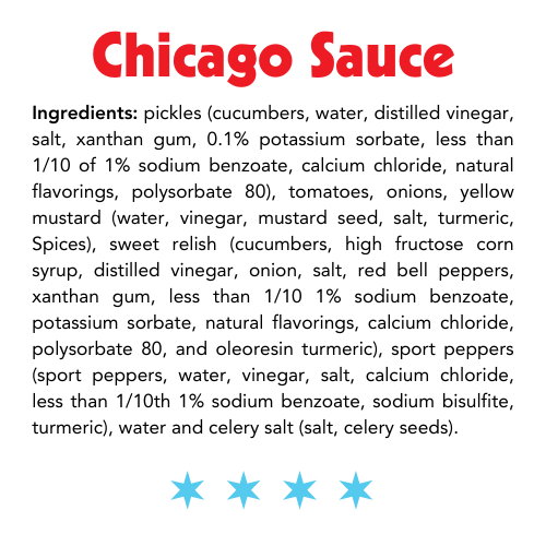 The Chicago Sauces, Mild & Spicy