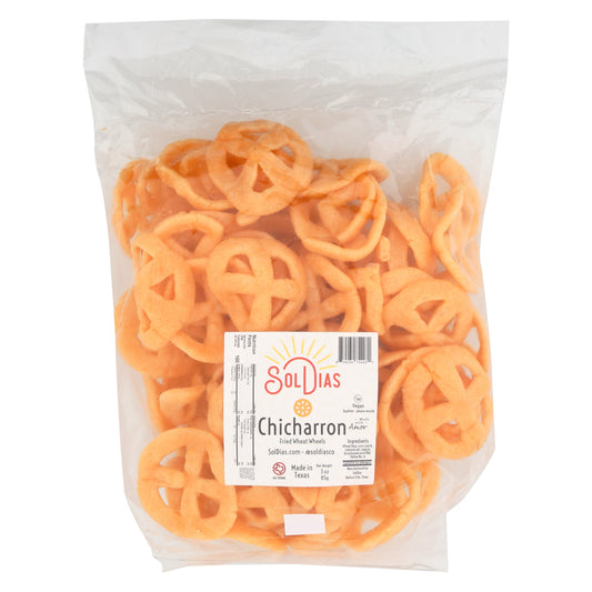 Chicharrones de Rueda | Fried Wheat Wheels | 3 oz
