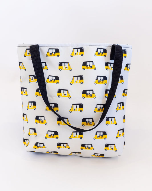 Classic Auto Tote Bag – A Whimsical Ride for Everyday Adventures