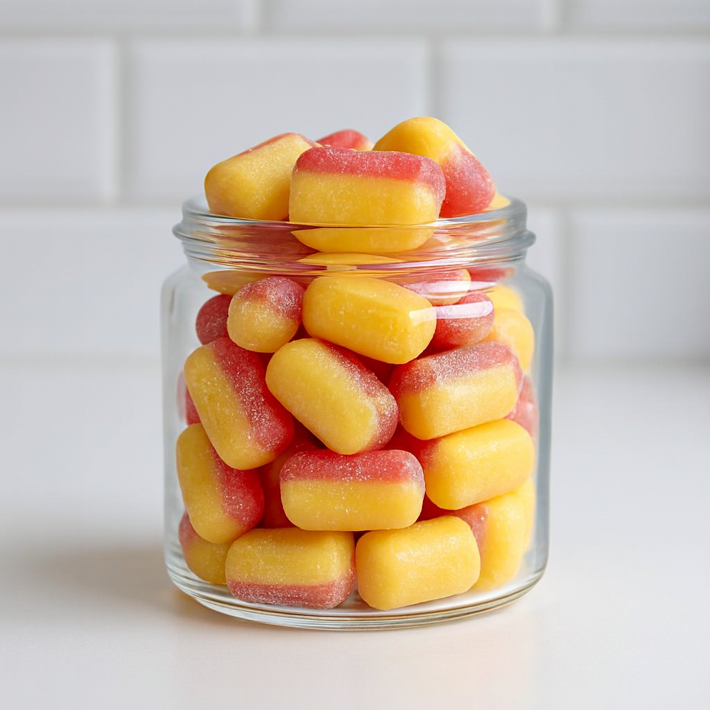 Andy Anand Sugar Free Rhubarb and Custard Hard Candy – Copper Kettle Boiled, Aspartame Free, Non-GMO, Gluten Free, Keto, 25 Pc