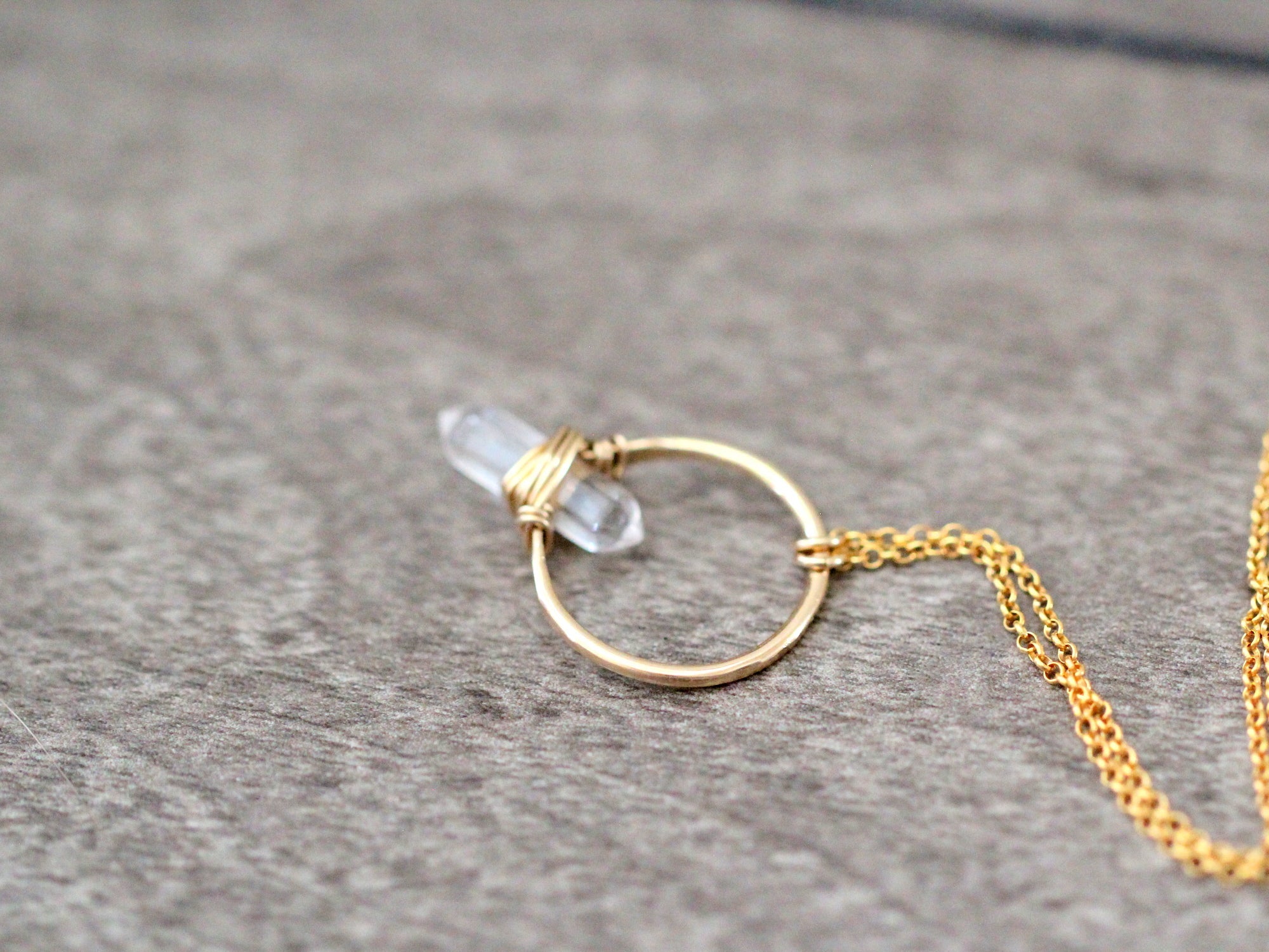 Crest Necklace - Crystal Quartz