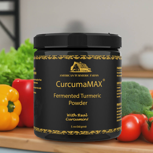 CurcumaMAX Fermented Turmeric Powder – Enhanced Curcumin, Certified Lead-Free