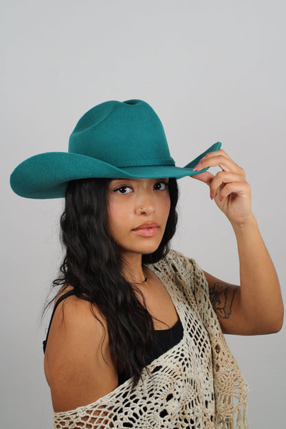 Mustang Cowboy Hat - Turquoise