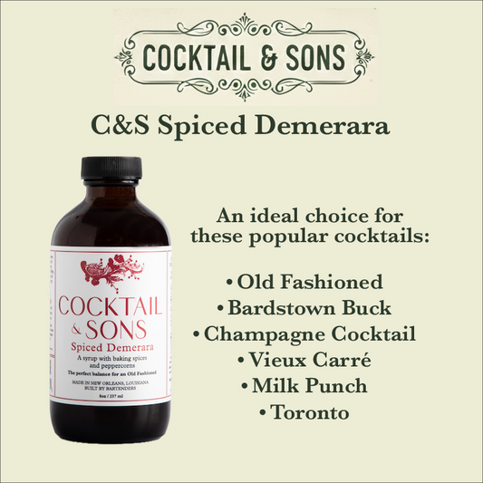C&S Spiced Demerara: The Ultimate Companion for Aged Spirits (8oz)