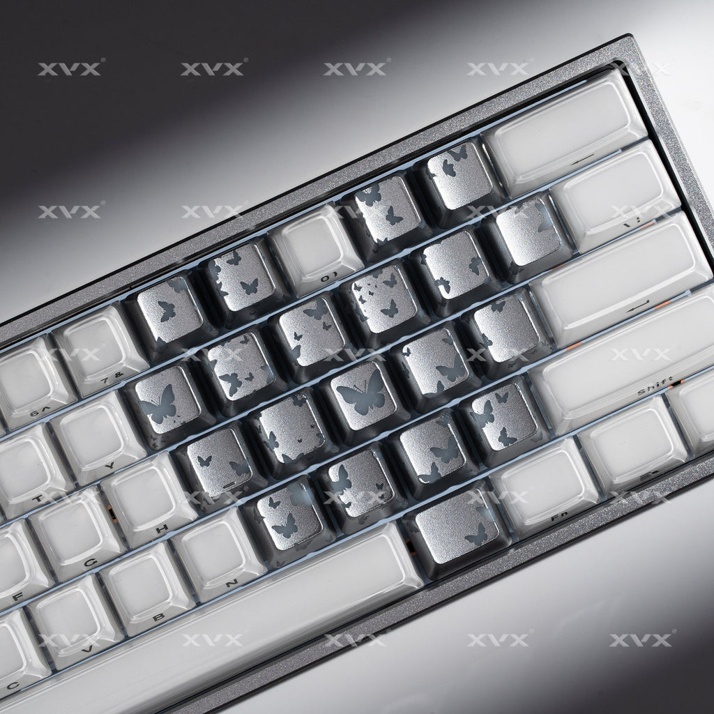 XVX FlutterBloom Heart Layout 21-Key IMD-Tech Keycap Set